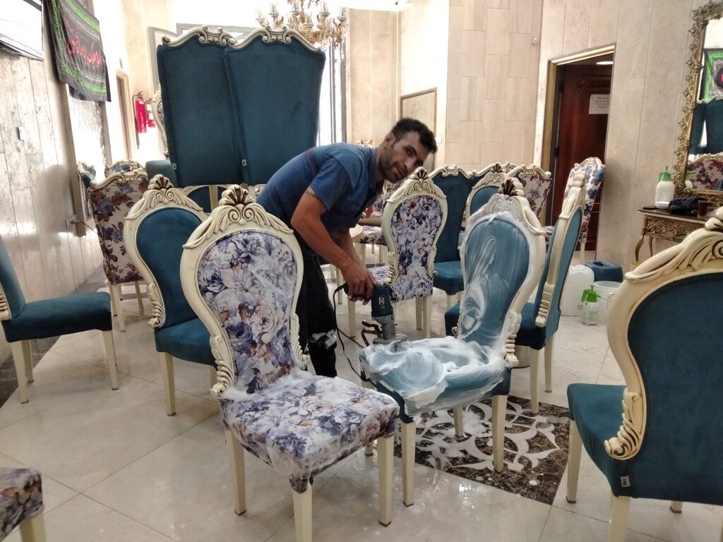 شستشوی مبل در منزل الهیه 